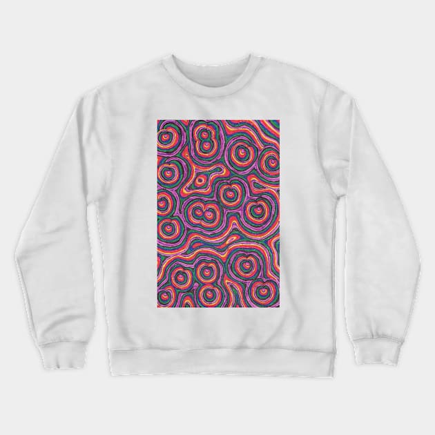 Fruit Swirls Crewneck Sweatshirt by SassySpike